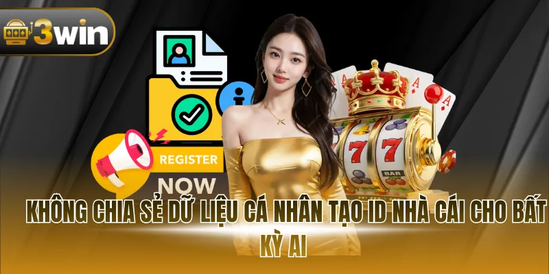 Không chia sẻ dữ liệu cá nhân tạo ID nhà cái cho bất kỳ ai